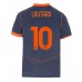 Inter Milan Lautaro Martinez #10 Tredjedrakt 2025-26 Korte ermer